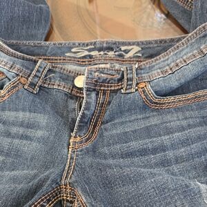 7 For All Mankind Denim Pants with Contrast Stitching